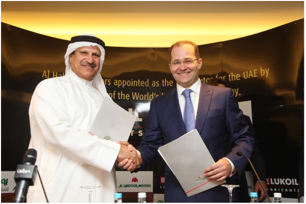 Al Habtoor Motors appointed distributor for the UAE by one of the world’s largest oil Companies