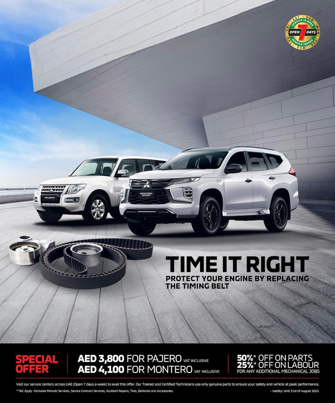 Mitsubishi Pajero & Montero – Timing Belt Campaign