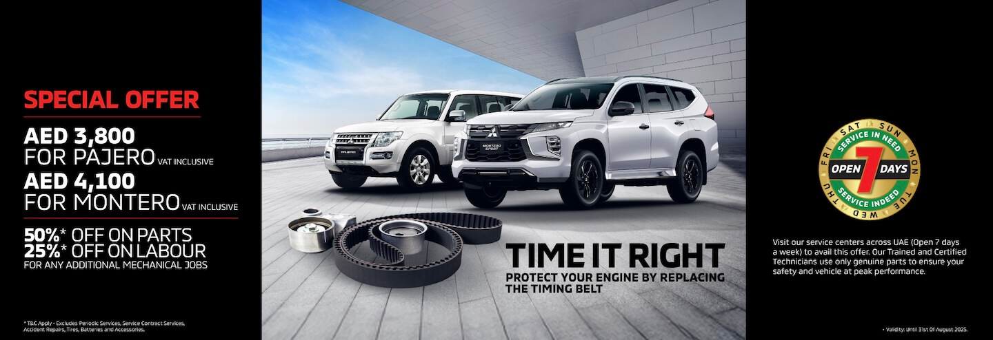 Mitsubishi Pajero & Montero – Timing Belt Campaign