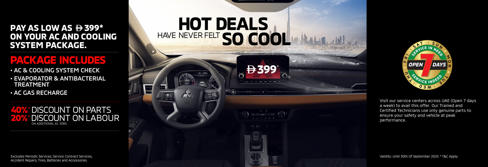 Mitsubishi A/C Offer