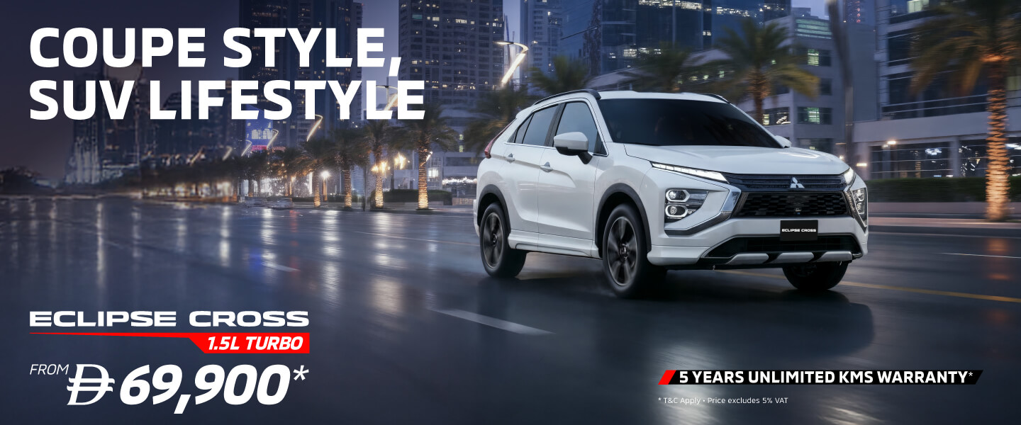 Coupe Style, SUV Lifestyle Mitsubishi Eclipse Cross 1.5L Turbo