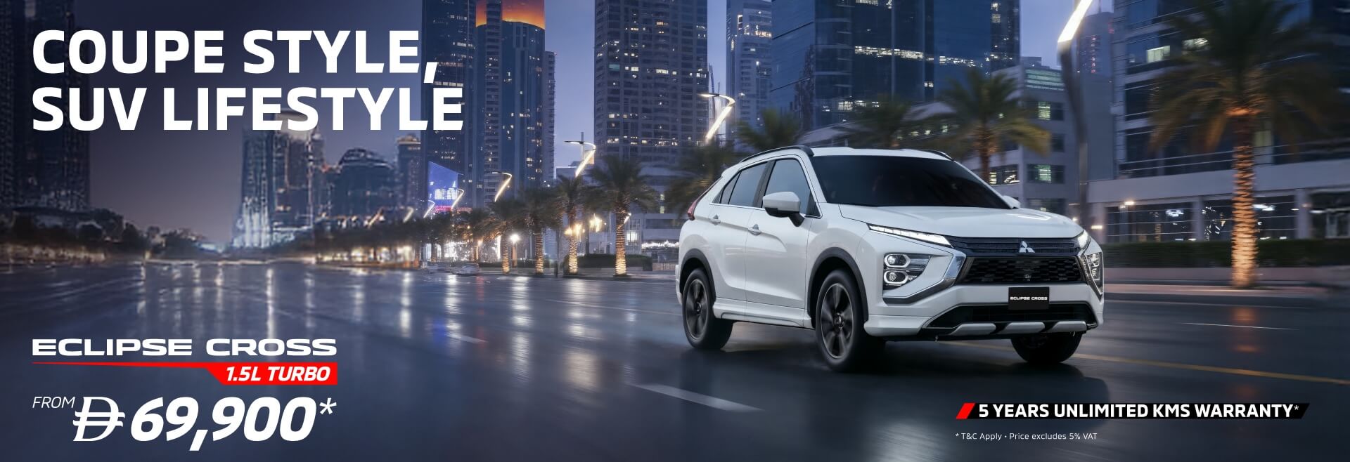 Coupe Style, SUV Lifestyle Mitsubishi Eclipse Cross 1.5L Turbo