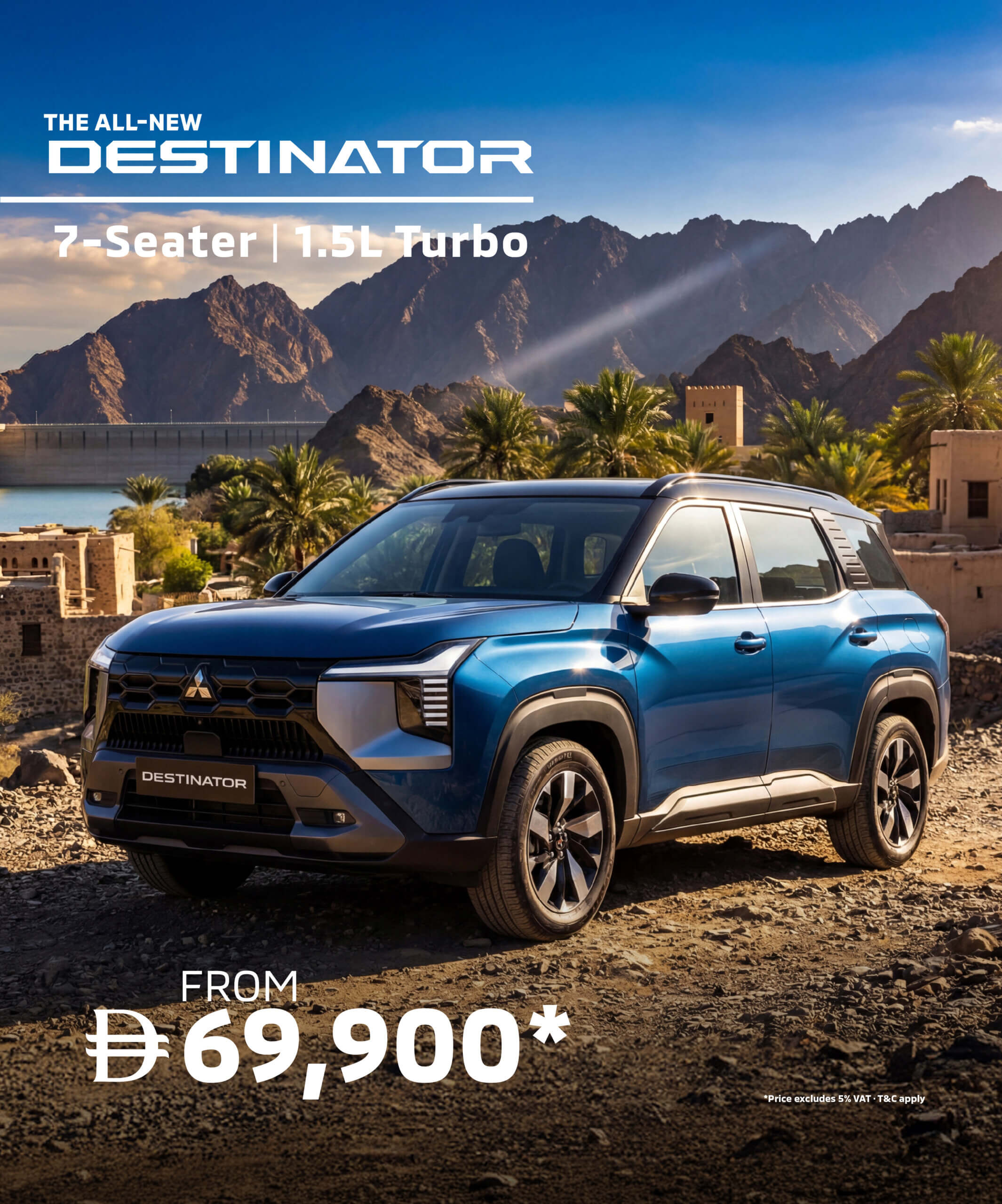 The All-New Mitsubishi Destinator starting from AED 69,900*