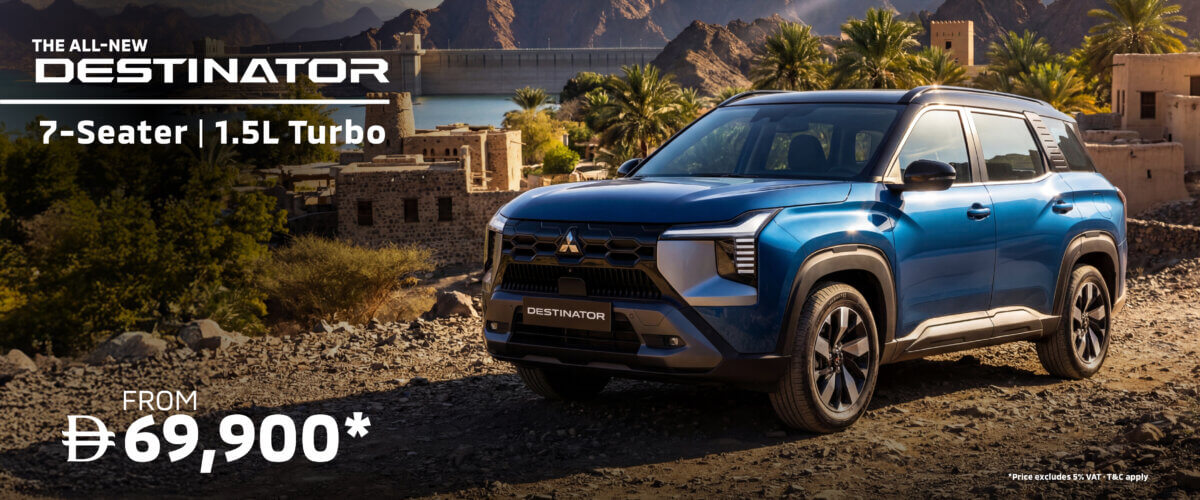 The All-New Mitsubishi Destinator starting from AED 69,900*
