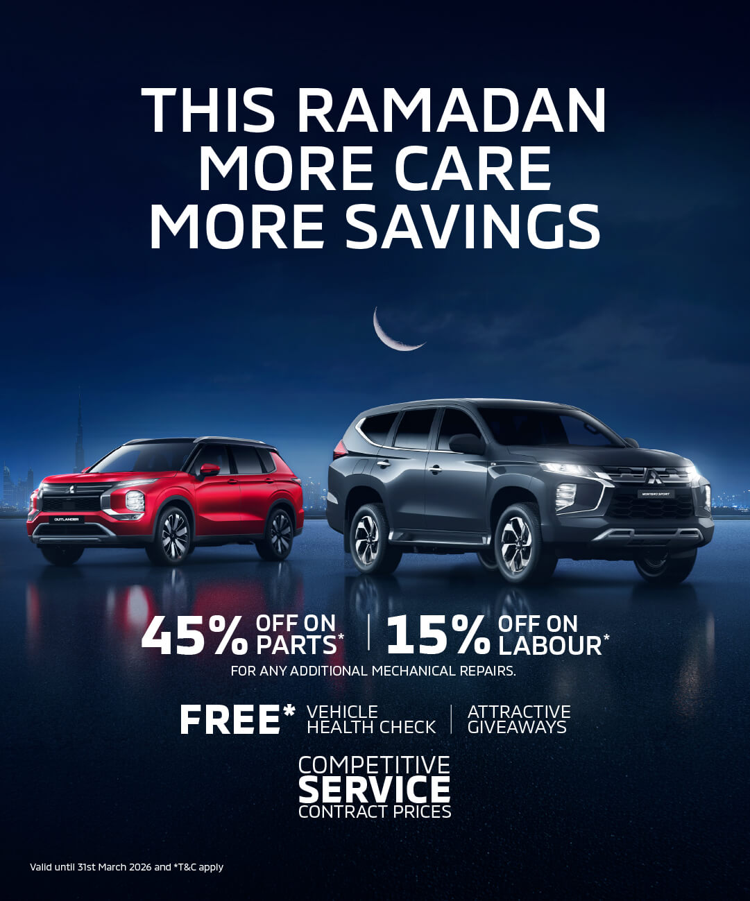 Expert Care for Your Mitsubishi with Exclusive Ramadan Savings
