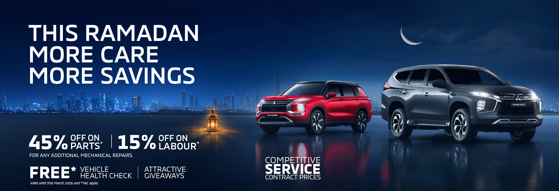 Expert Care for Your Mitsubishi with Exclusive Ramadan Savings