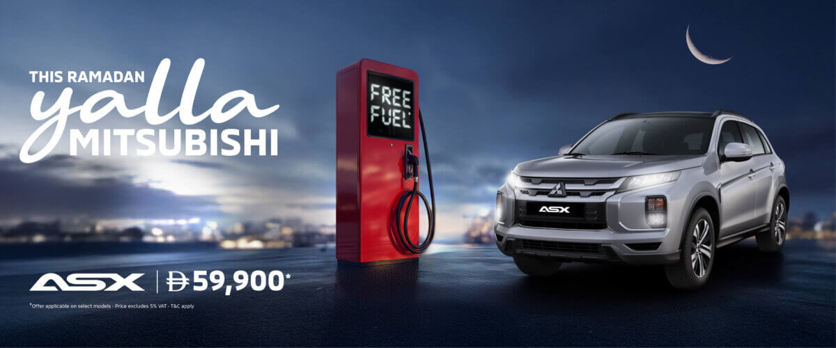 Drive the Mitsubishi ASX this DSF starting from AED 59,900*