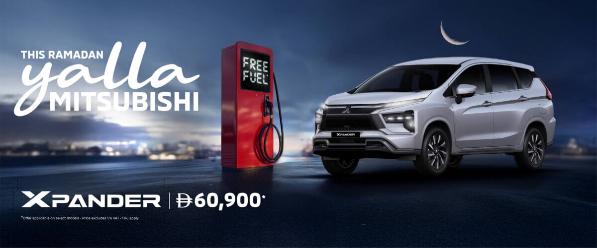 Discover the Mitsubishi Xpander this Ramadan starting from AED 60,900*