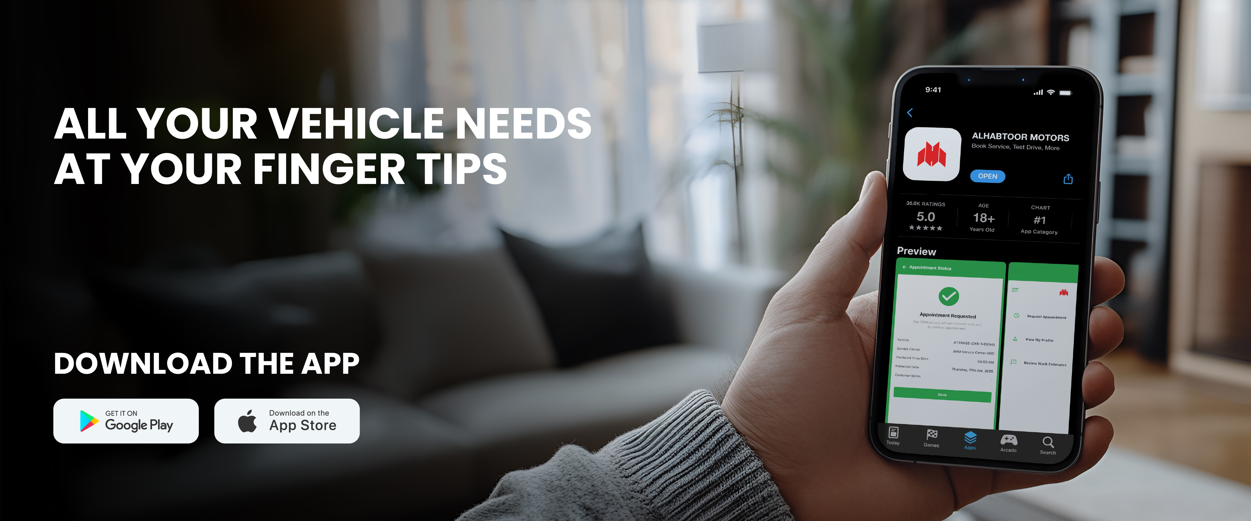 Al Habtoor Motors mobile app