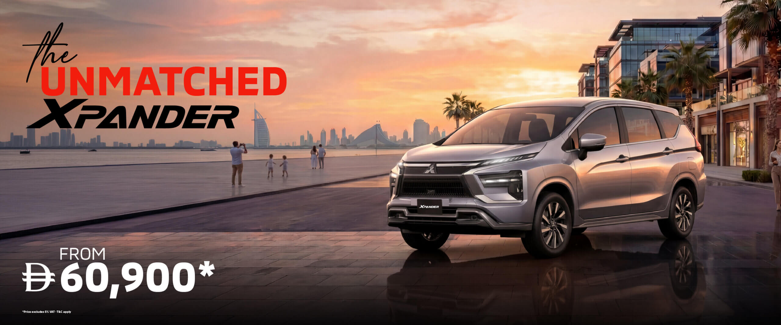 The Unmatched Mitsubishi Xpander starting from AED 60,900*