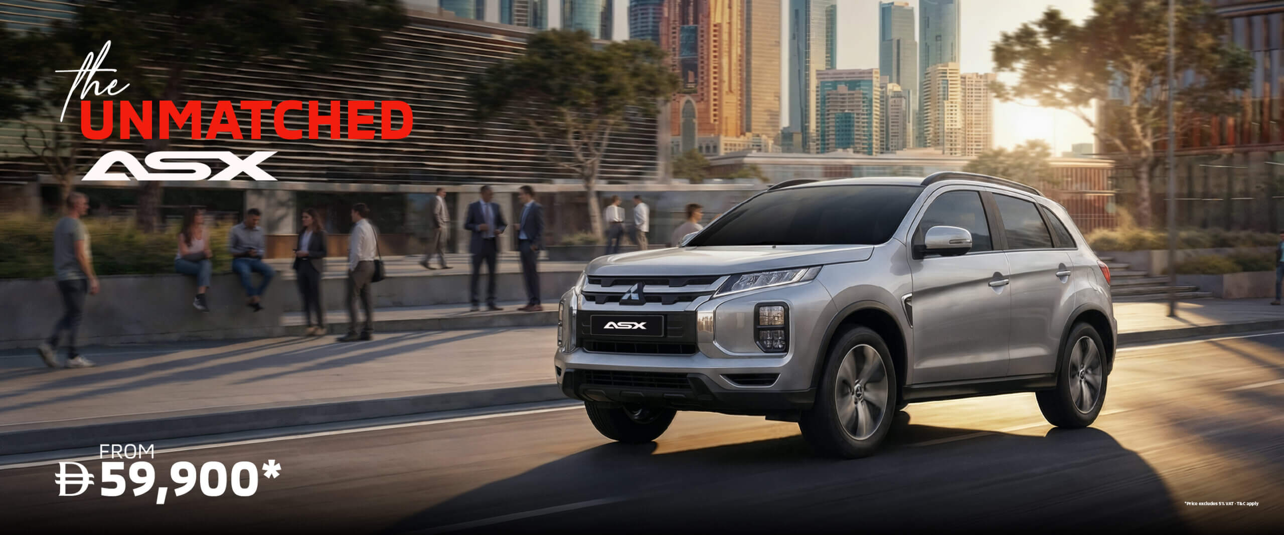 The Unmatched Mitsubishi ASX starting from AED 59,900*