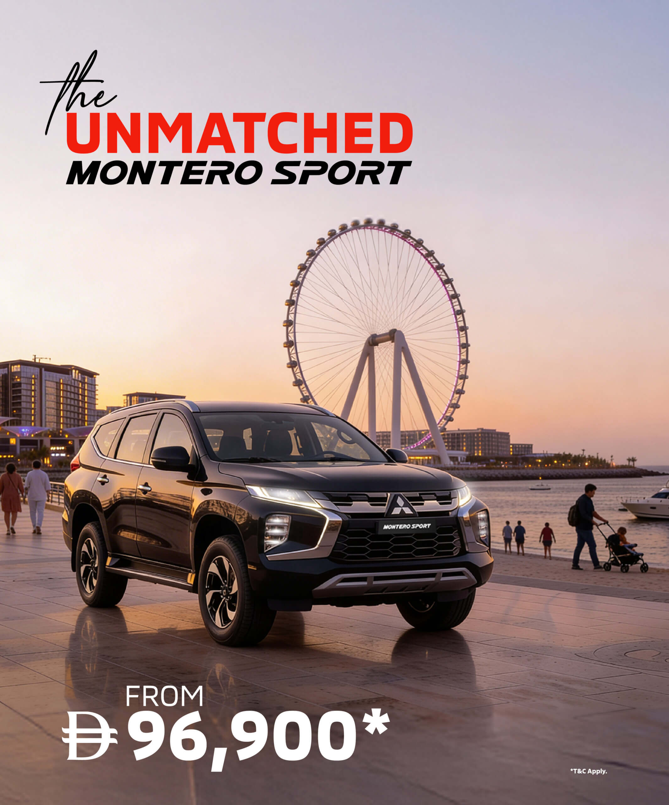 The Unmatched Mitsubishi Montero Sport starting from AED 96,900*