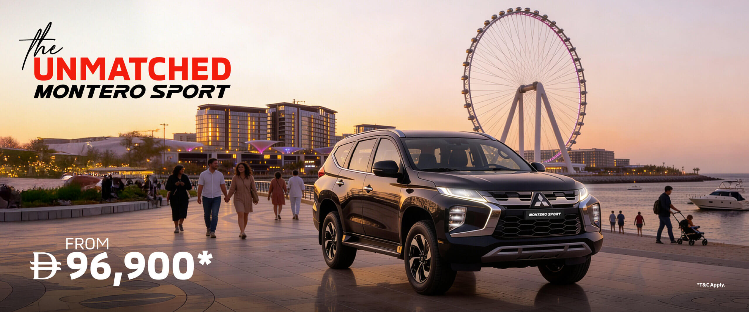 The Unmatched Mitsubishi Montero Sport starting from AED 96,900*