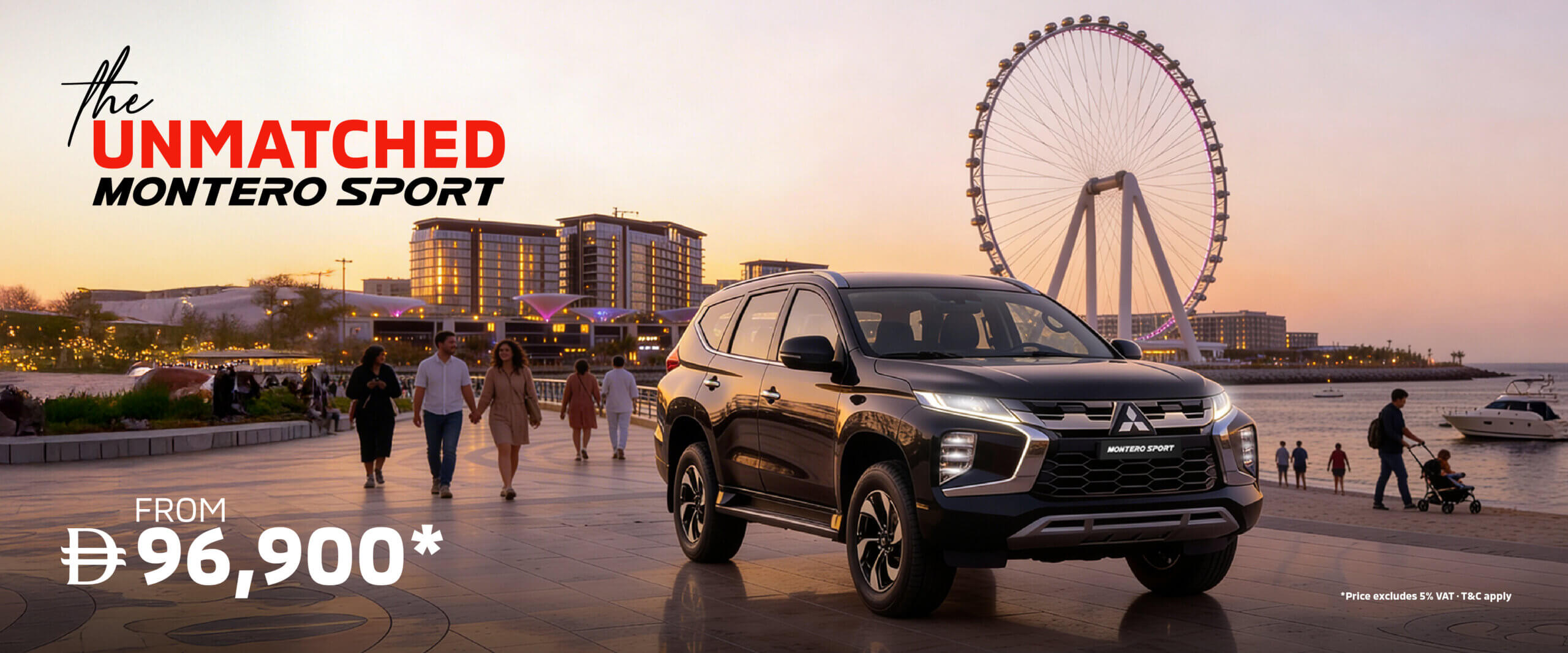 The Unmatched Mitsubishi Montero Sport starting from AED 96,900*