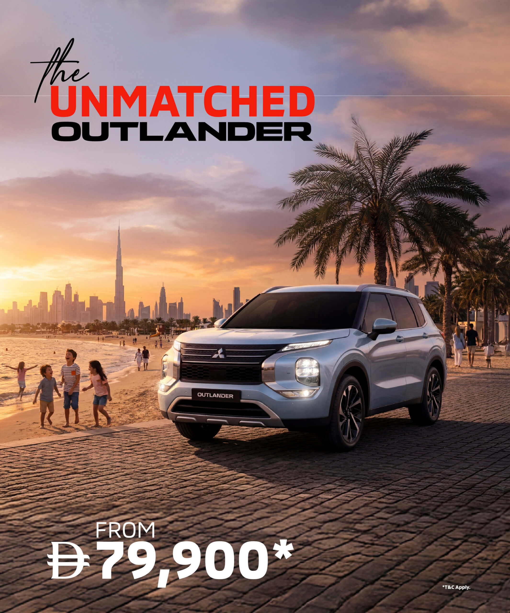 Discover the Unmatched Mitsubishi Outlander starting from AED 79,900*