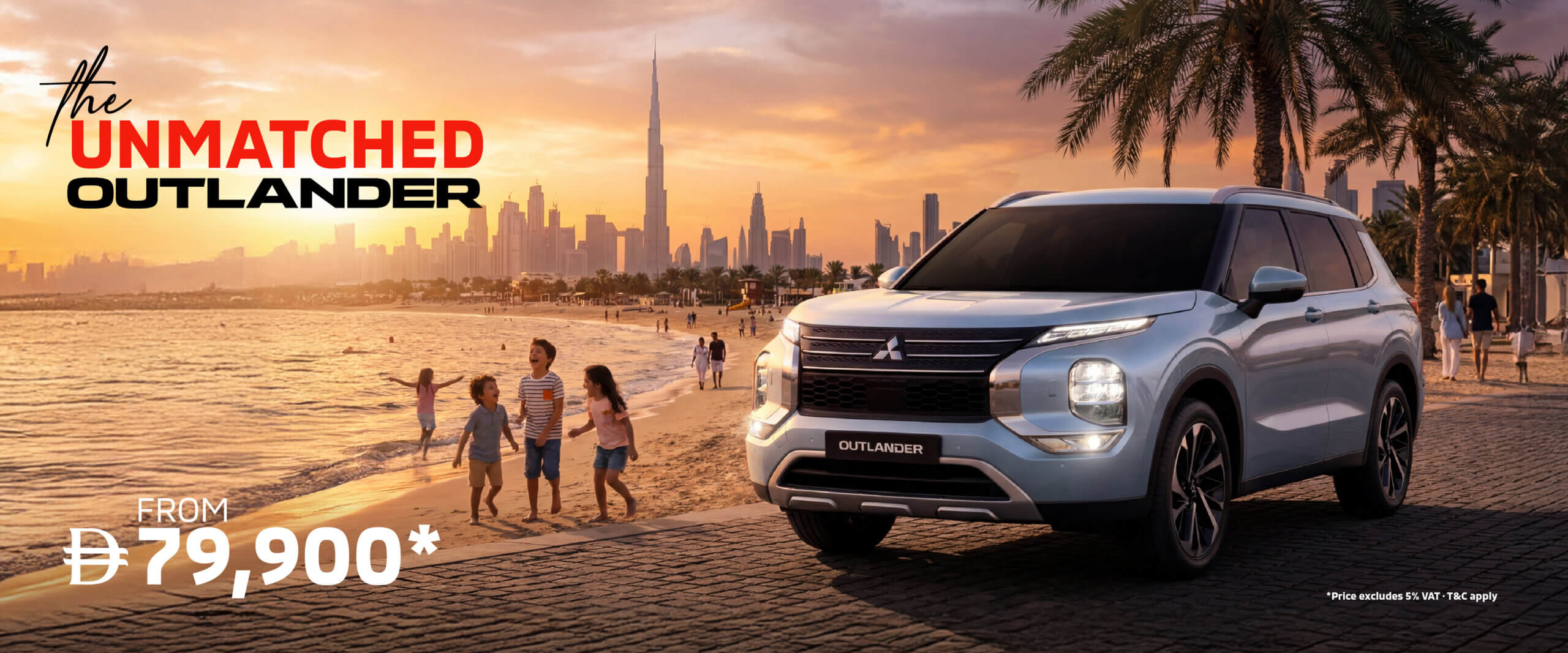 Discover the Unmatched Mitsubishi Outlander starting from AED 79,900*