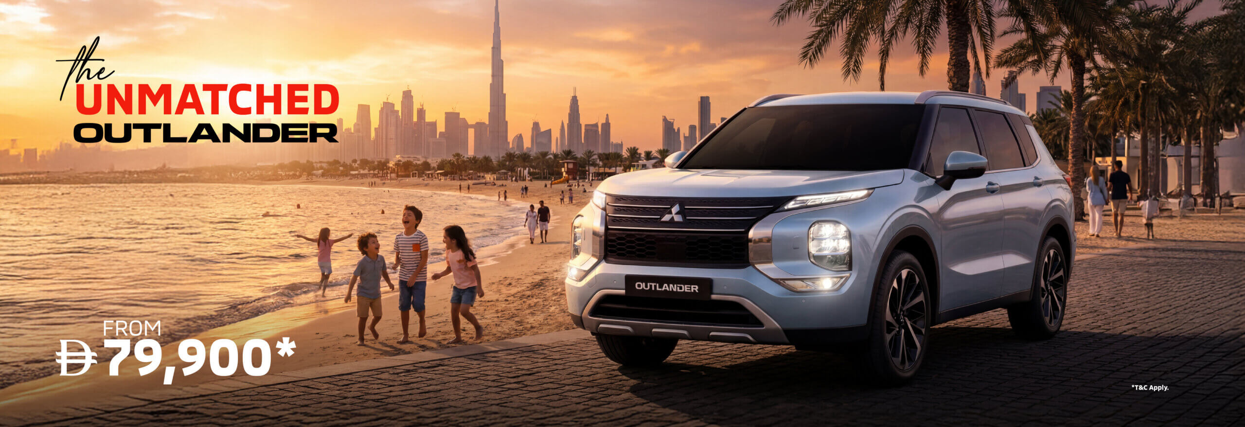 Discover the Unmatched Mitsubishi Outlander starting from AED 79,900*