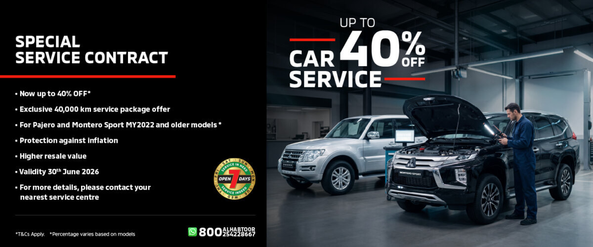 Exclusive Service Contract Savings for Pajero & Montero Sport Owners