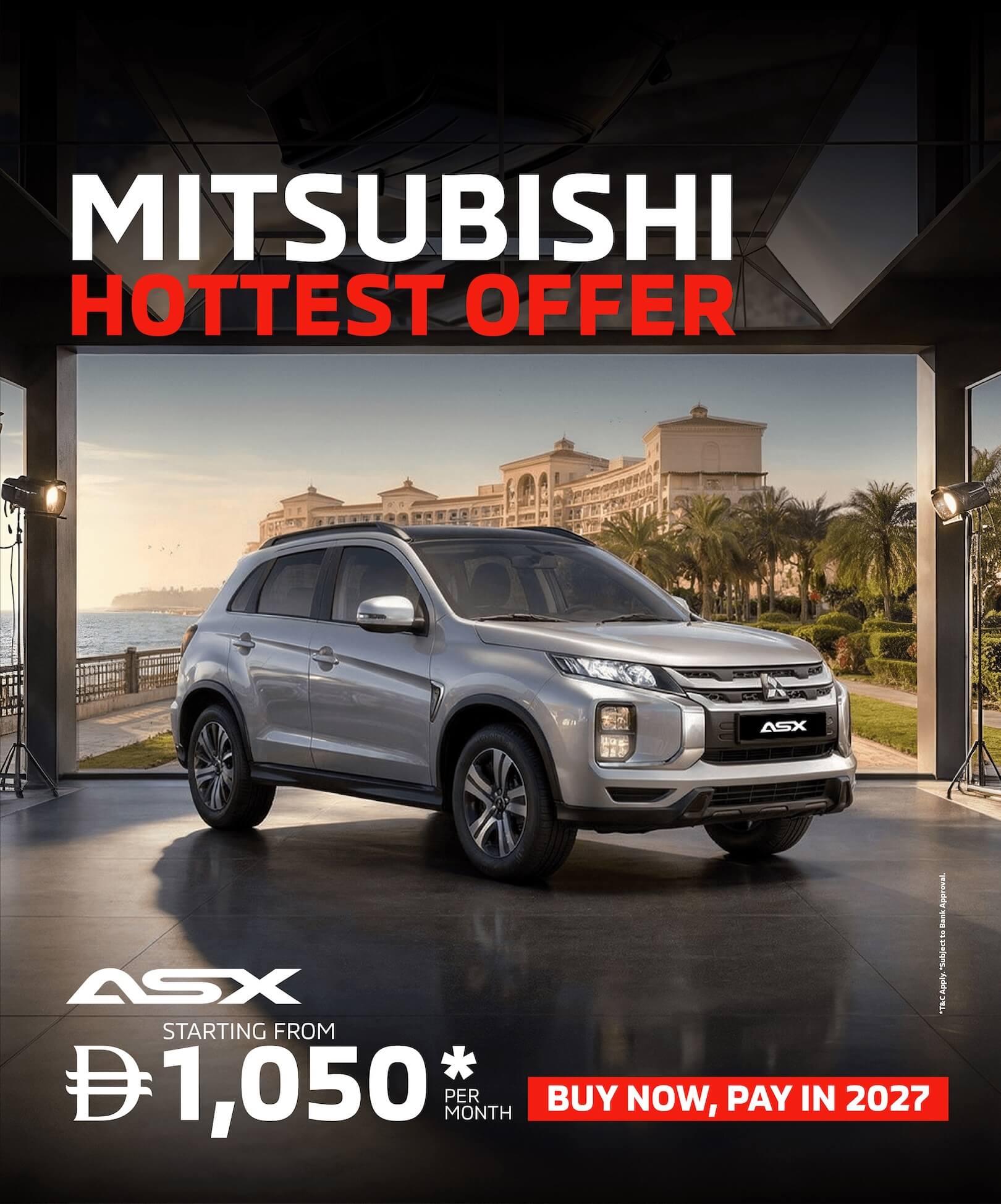 Mitsubishi ASX  – Buy Now, Pay in 2027