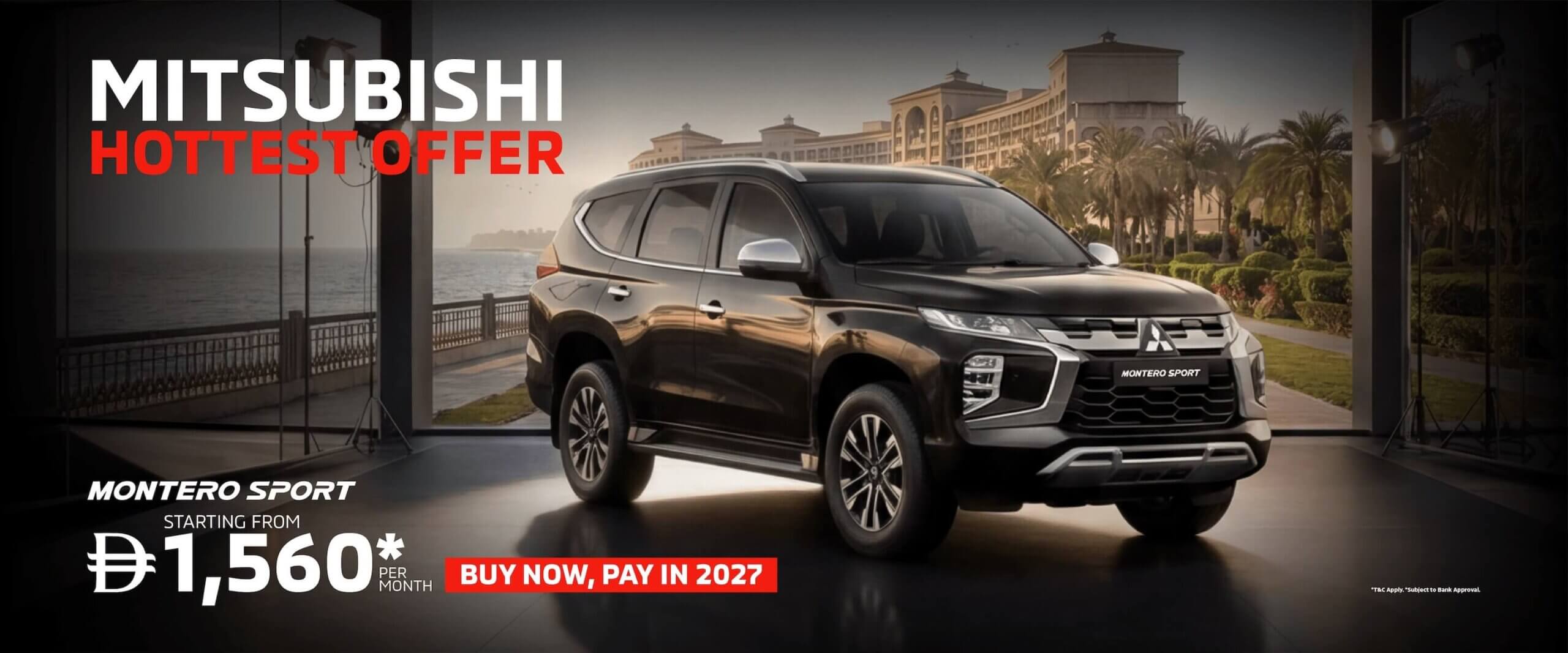 Mitsubishi Montero Sport – Buy Now, Pay in 2027