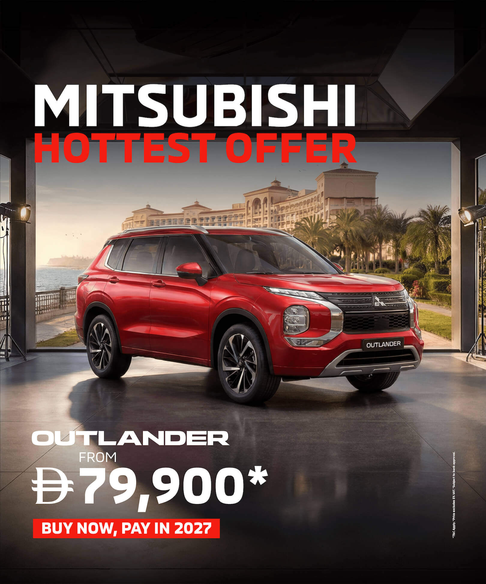 Mitsubishi Outlander – From AED 79,900