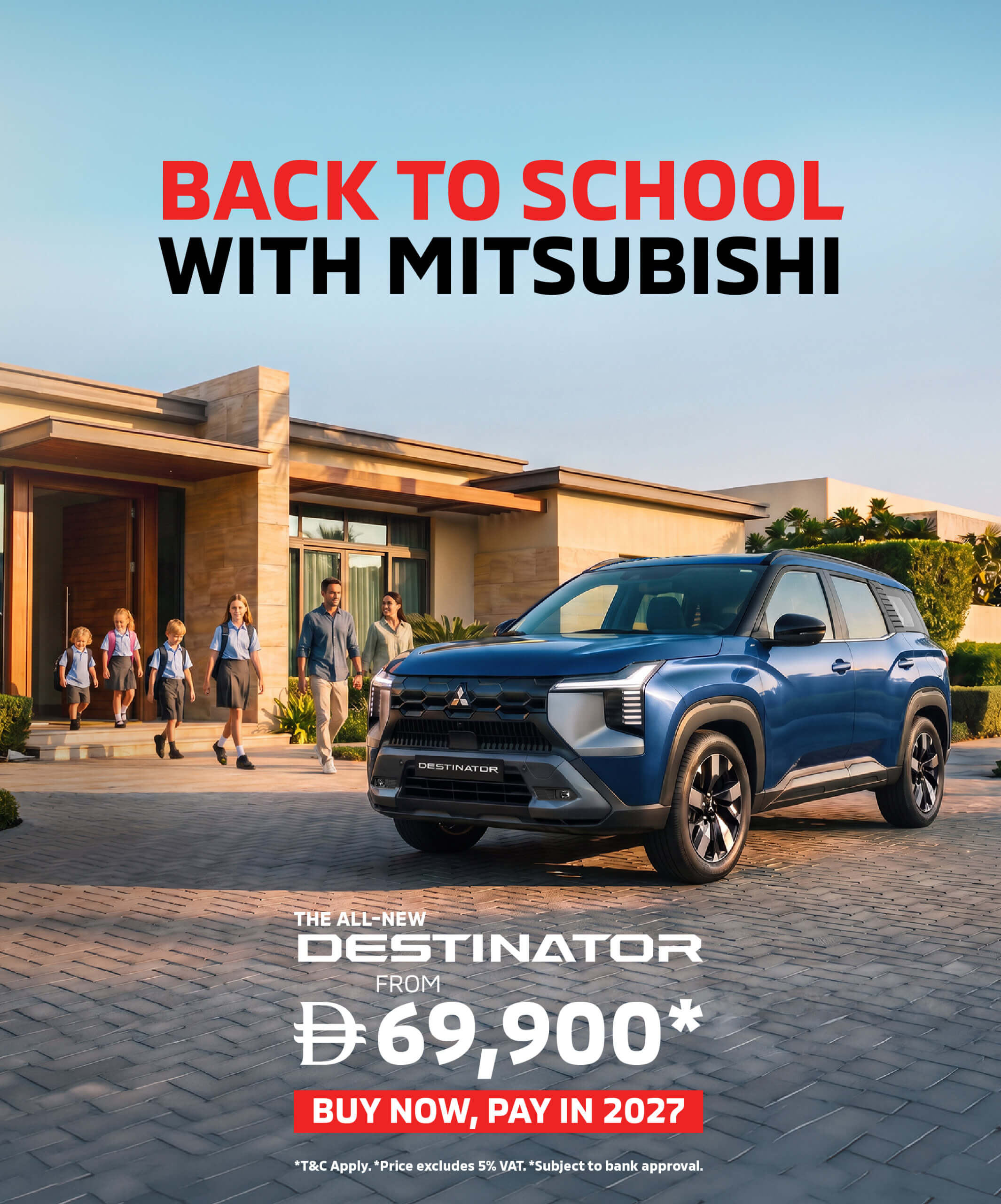 Back to School with the All-New Mitsubishi Destinator – From AED 69,900