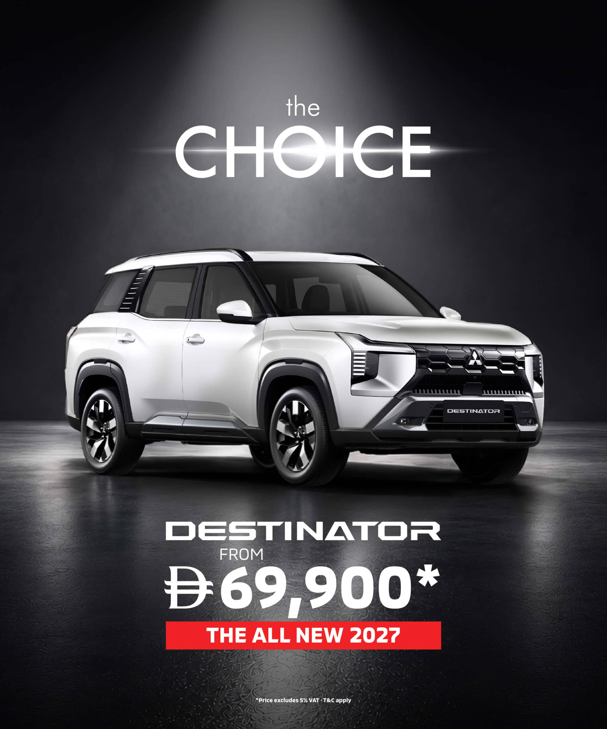The All-New 2027 Mitsubishi Destinator from AED 69,900*