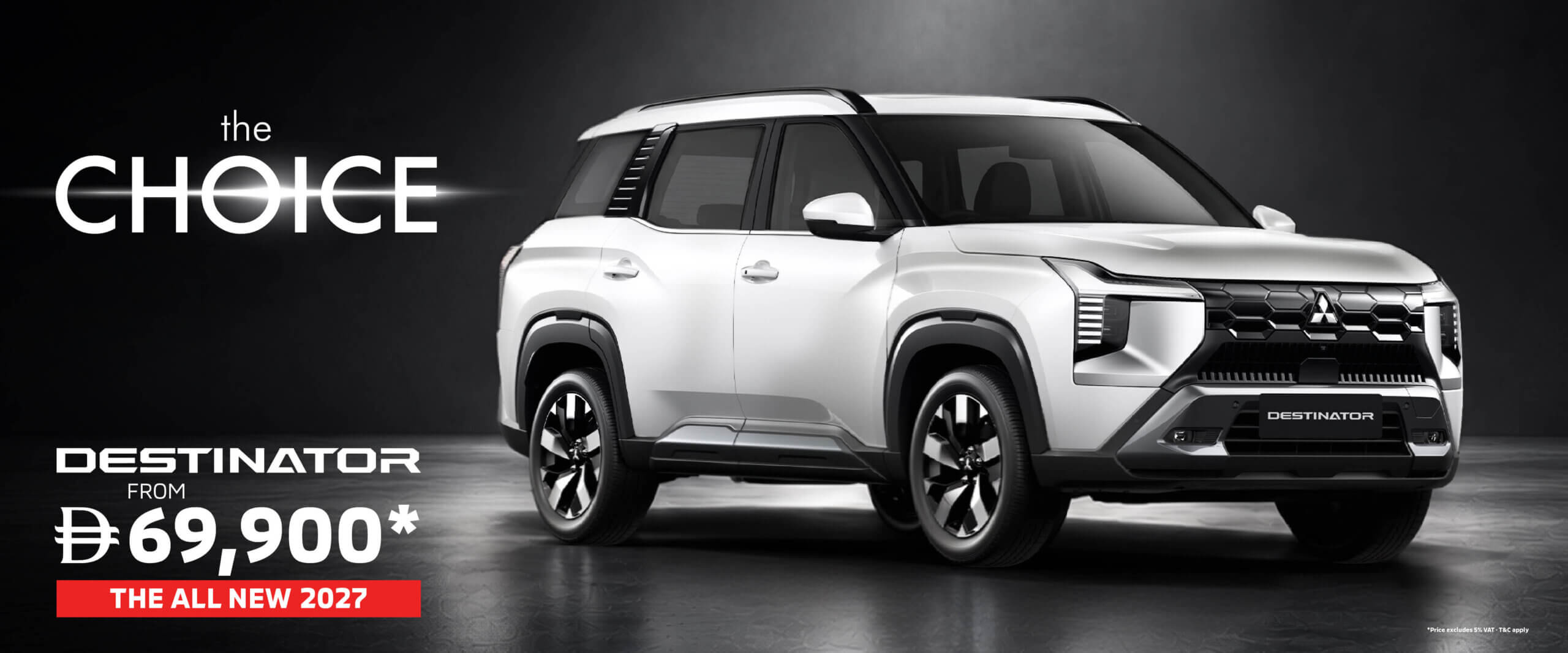 The All-New 2027 Mitsubishi Destinator from AED 69,900*