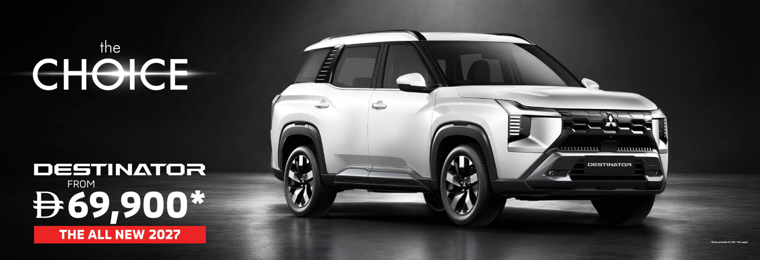 The All-New 2027 Mitsubishi Destinator from AED 69,900*