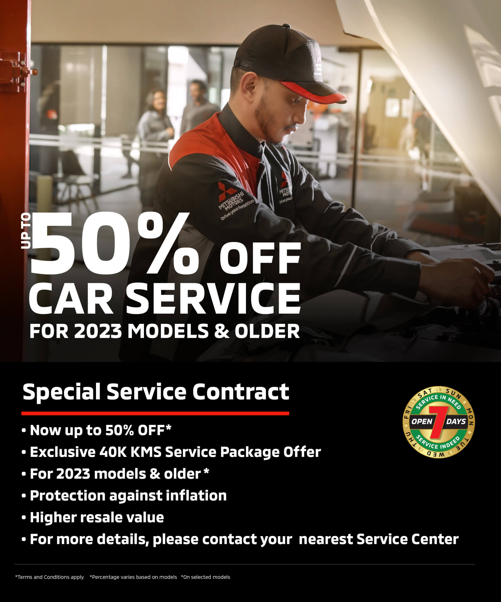 Exclusive Service Contract Savings for Mitsubishi Owners