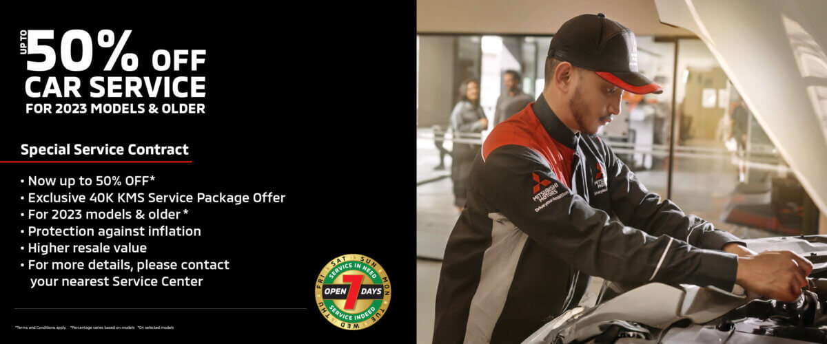 Exclusive Service Contract Savings for Mitsubishi Owners