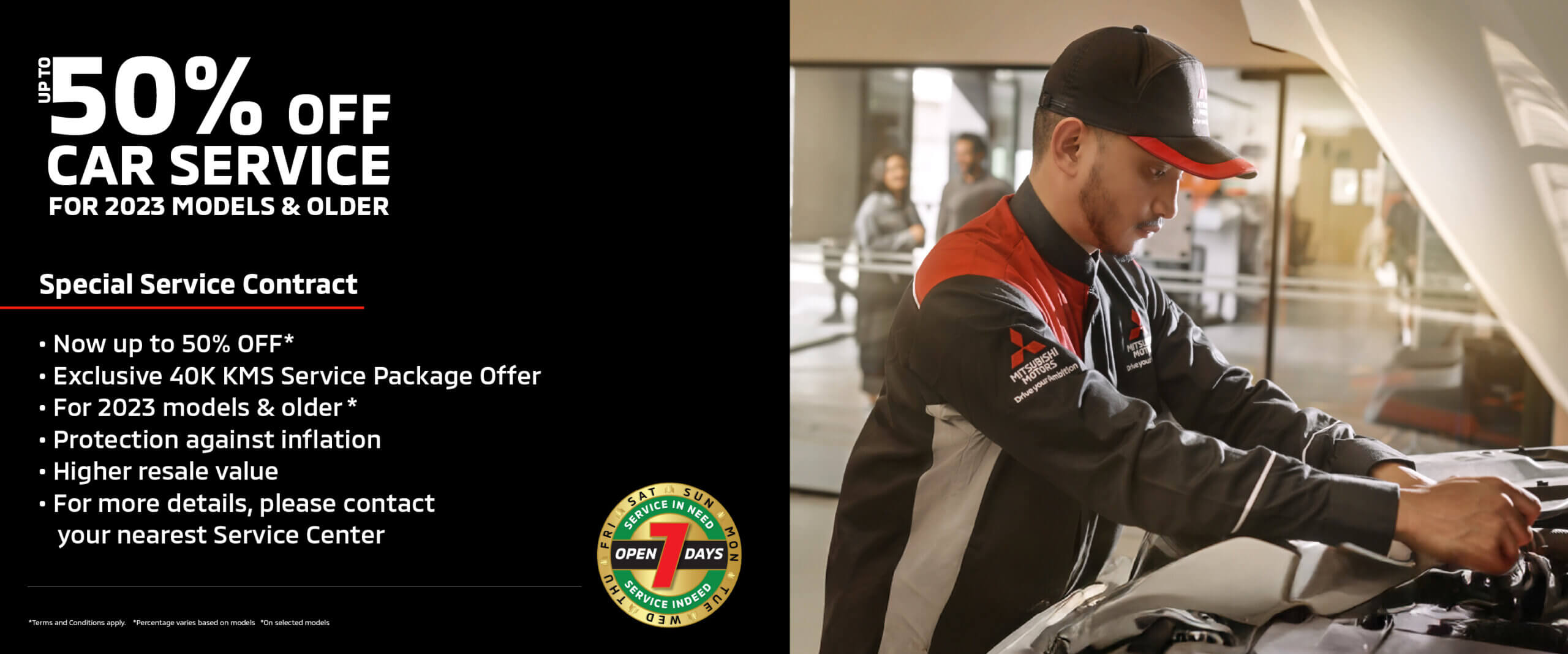 Exclusive Service Contract Savings for Mitsubishi Owners