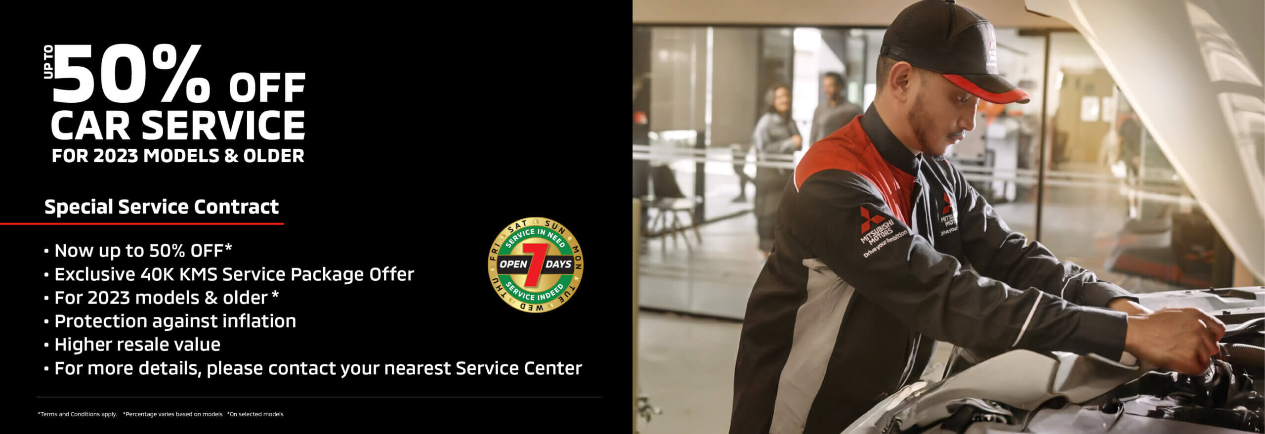 Exclusive Service Contract Savings for Mitsubishi Owners