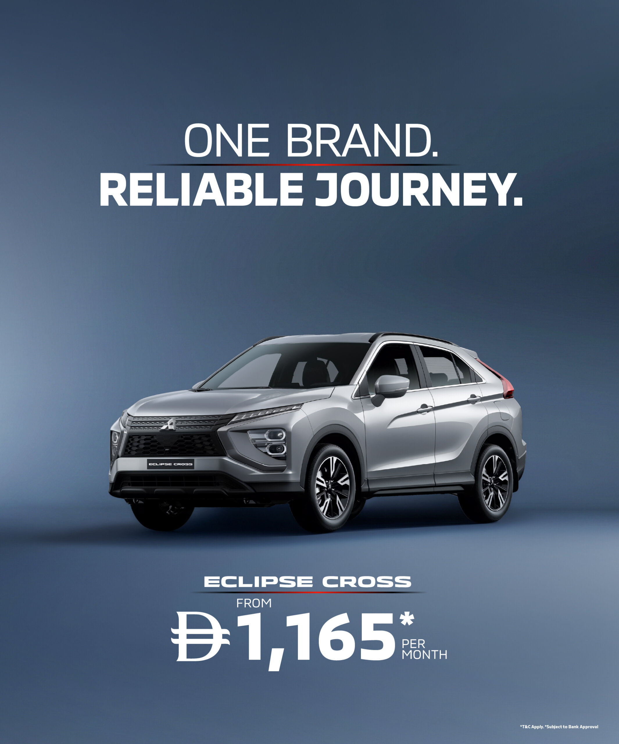 The Mitsubishi Eclipse Cross – Coupe-Style SUV From AED 1,165/Month*
