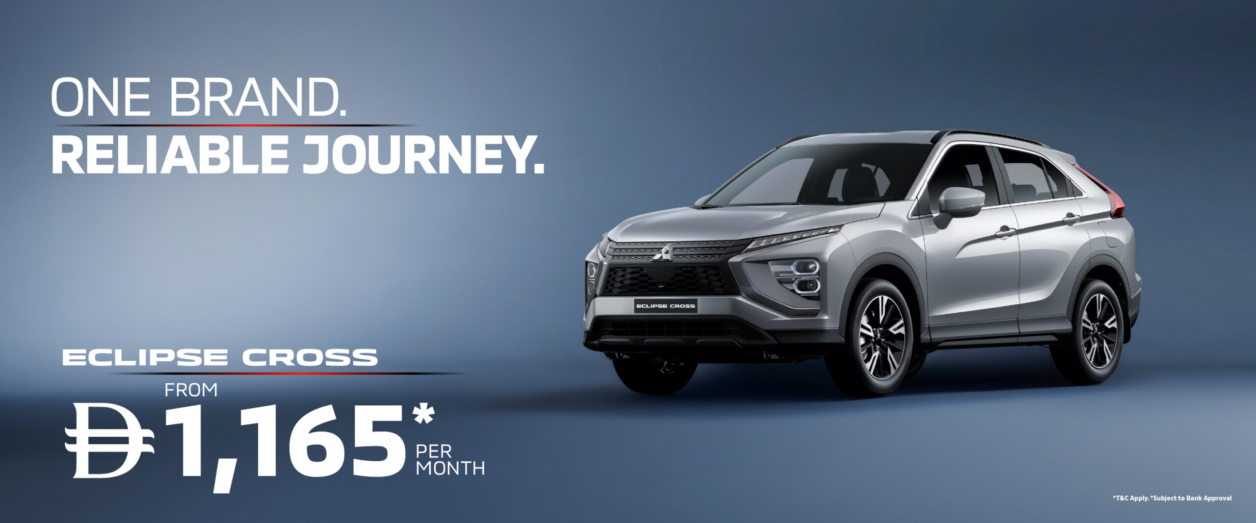 The Mitsubishi Eclipse Cross – Coupe-Style SUV From AED 1,165/Month*