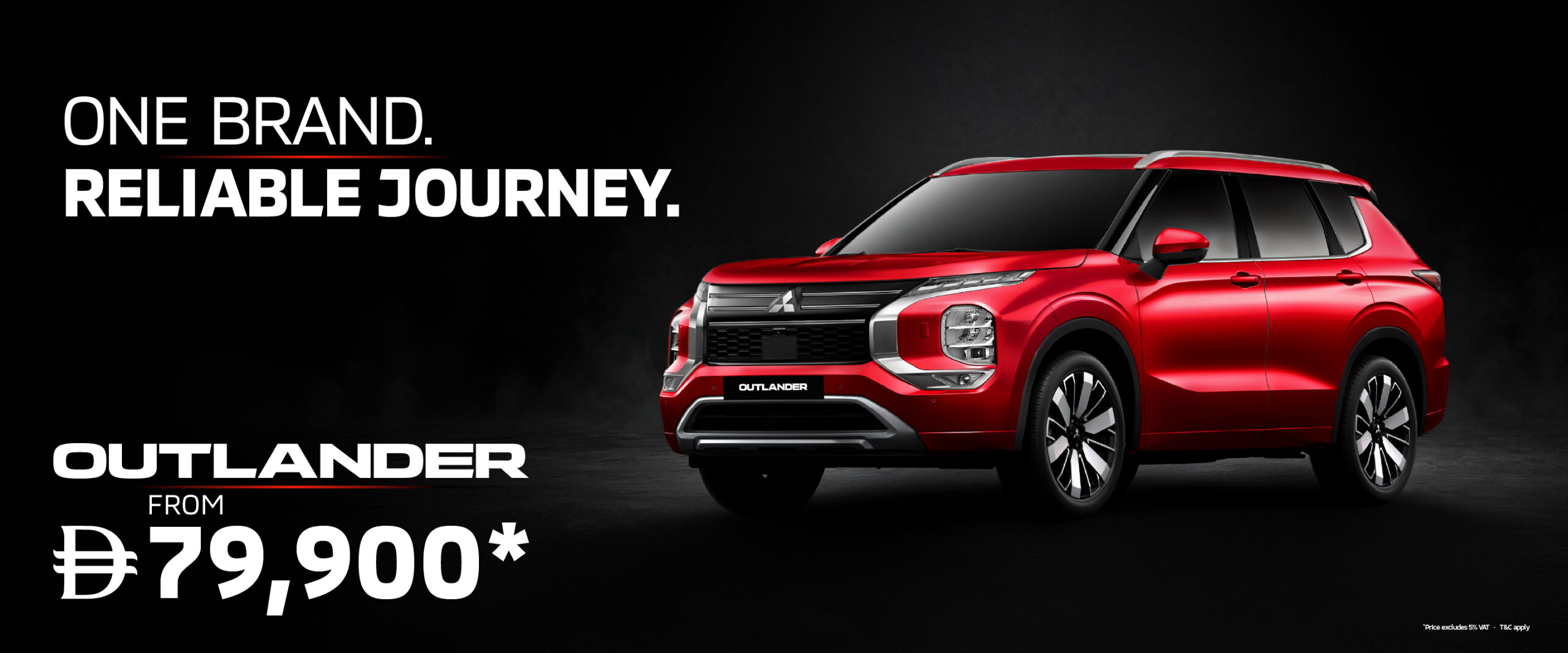 The Mitsubishi Outlander – 7-Seat Luxury SUV From AED 79,900*