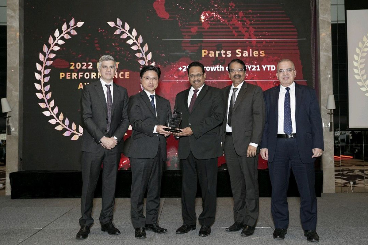 Best Performance Award Parts Sales 2022